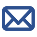 icon mail blau